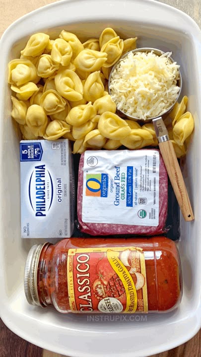 Quick & Easy Cheese Tortellini in Meat Sauce: Family Comfort
